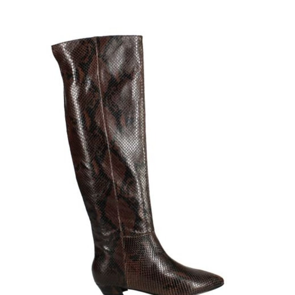 SIGERSON MORRISON Women's Snake Embossed Boots - Picture 2 of 13
